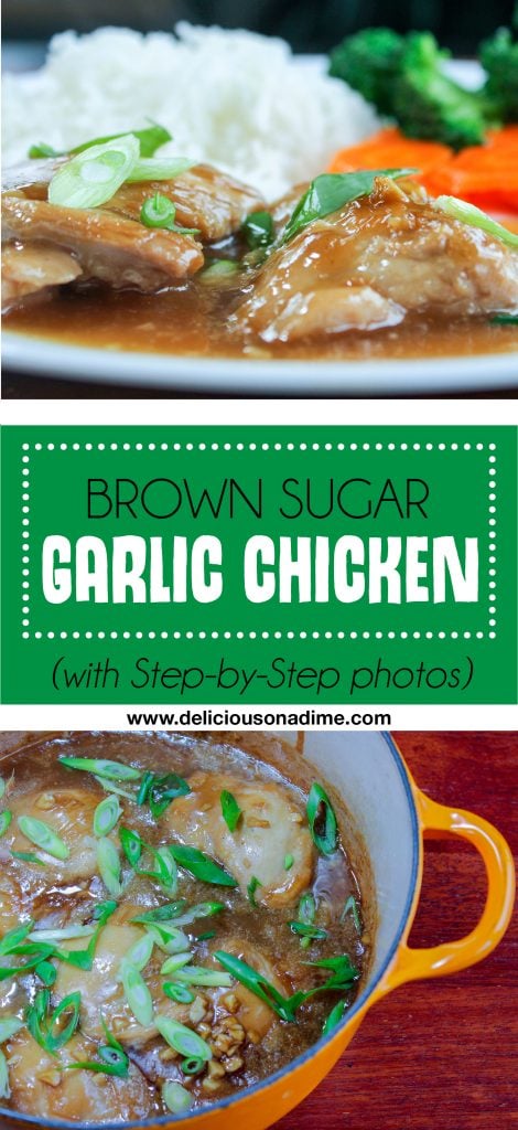 Brown Sugar Garlic Chicken - An easy, cheap and delicious meal