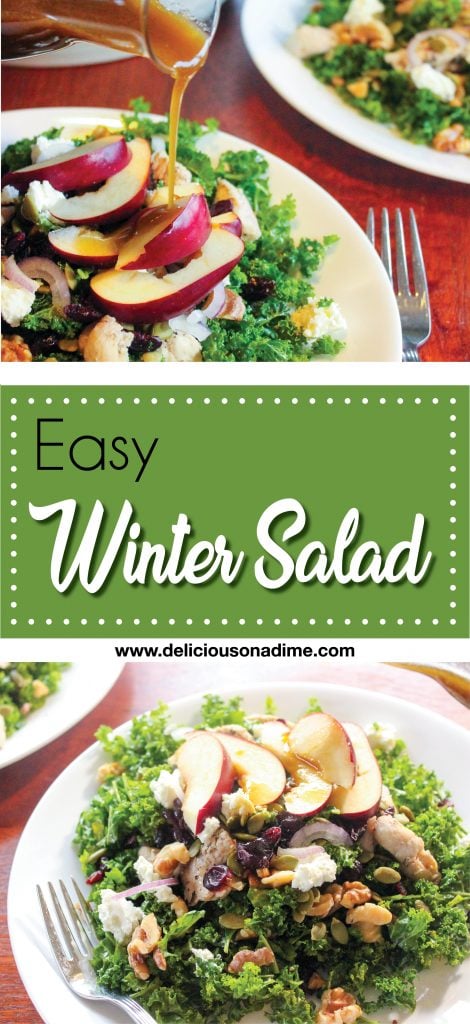Easy Winter Salad - This hearty and fresh Easy Winter Salad is delectable any time of the year!