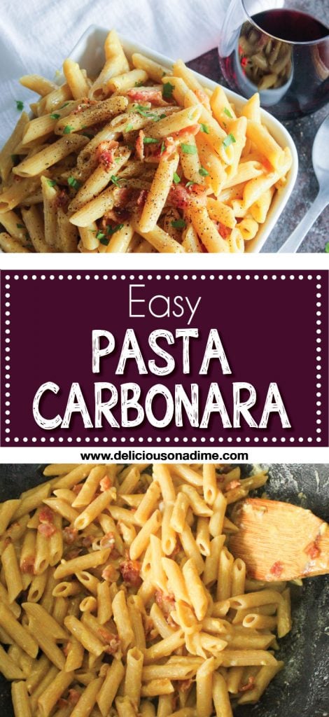 Easy Pasta Carbonara
