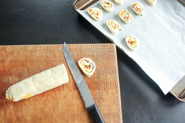 Jalapeño Popper Pinwheels - with puff pastry - Delicious on a Dime