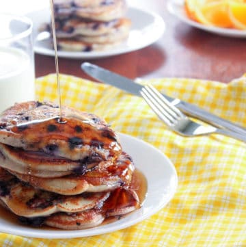 Mama Cecile's Healthy Yogurt Pancakes from scratch - so easy and delicious!