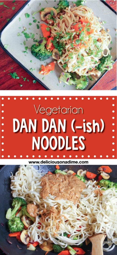Vegetarian Dan Dan (-ish) Noodles