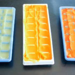 Baby Food Puree in Ice Cube Trays.