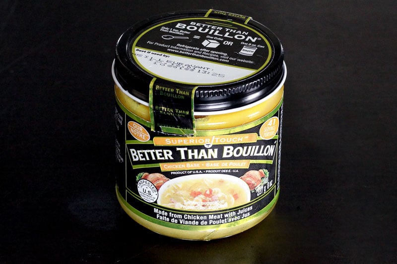 Jar of Better Than Bouillon broth concentrate