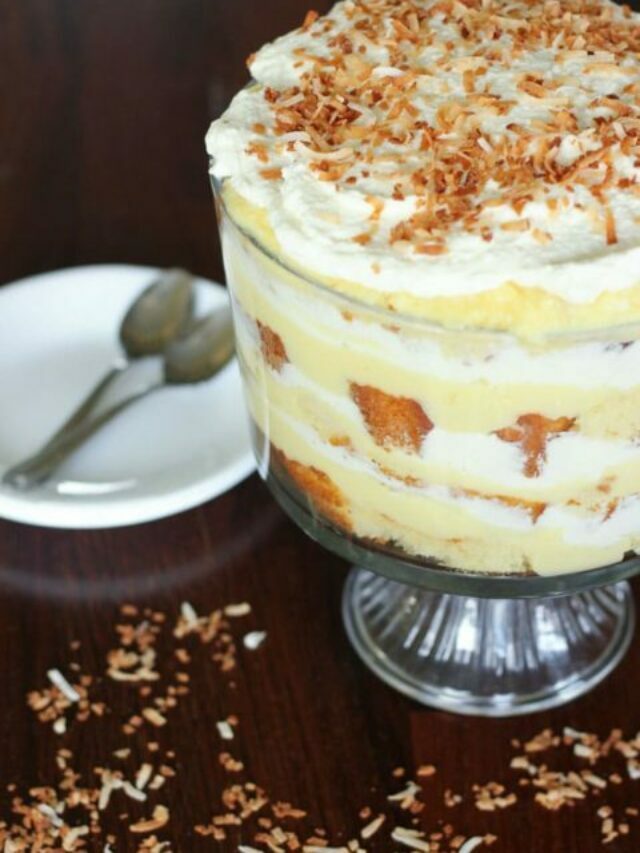 Easy Coconut Cream Trifle – Easier than pie, and just as delicious!