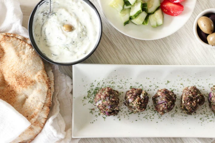 Easy Greek Meatballs (Baked!) - Delicious on a Dime