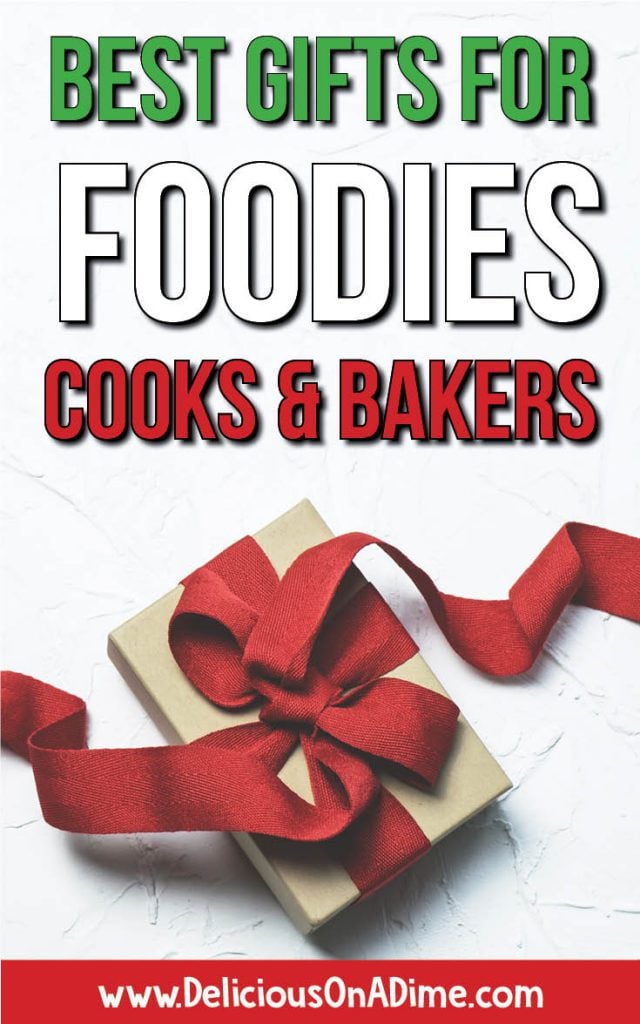 All the best gifts for foodies, cooks and bakers! Make someone's Christmas with these awesome ideas!