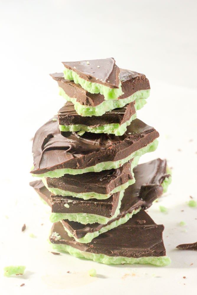 Staked Chocolate Mint Candy.