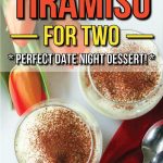 Easy Tiramisu For Two is the perfect Valentine's Day (or date night) dessert. Or you can make individual tiramisu cups for your next shower or party. Ditch the expensive mascarpone and use a delicious cream cheese mixture instead. Tender, coffee-soaked ladyfinger cookies, rich custard and vanilla whipped cream piled into a decadent parfait. Yes, please!