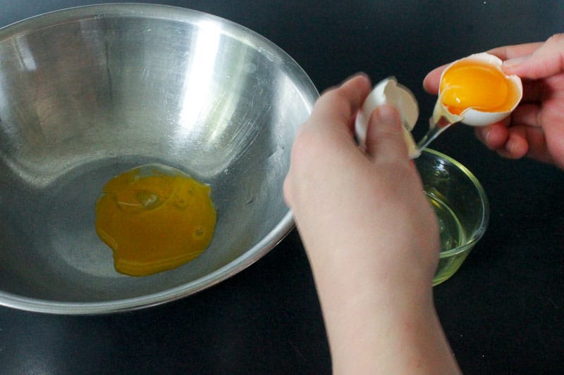 Separating Egg Yolks from Egg Whites.