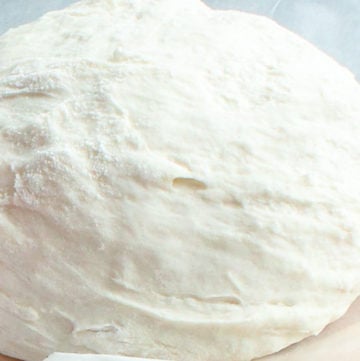 Thin Crust Pizza Dough (No Rise!) is ready to use!
