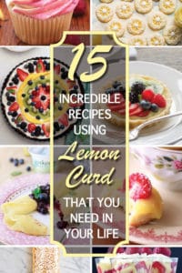 Collage of Eight Lemon Curd Recipe Photos with Text Overlay.